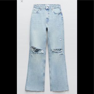 ZARA WIDE LEG JEANS